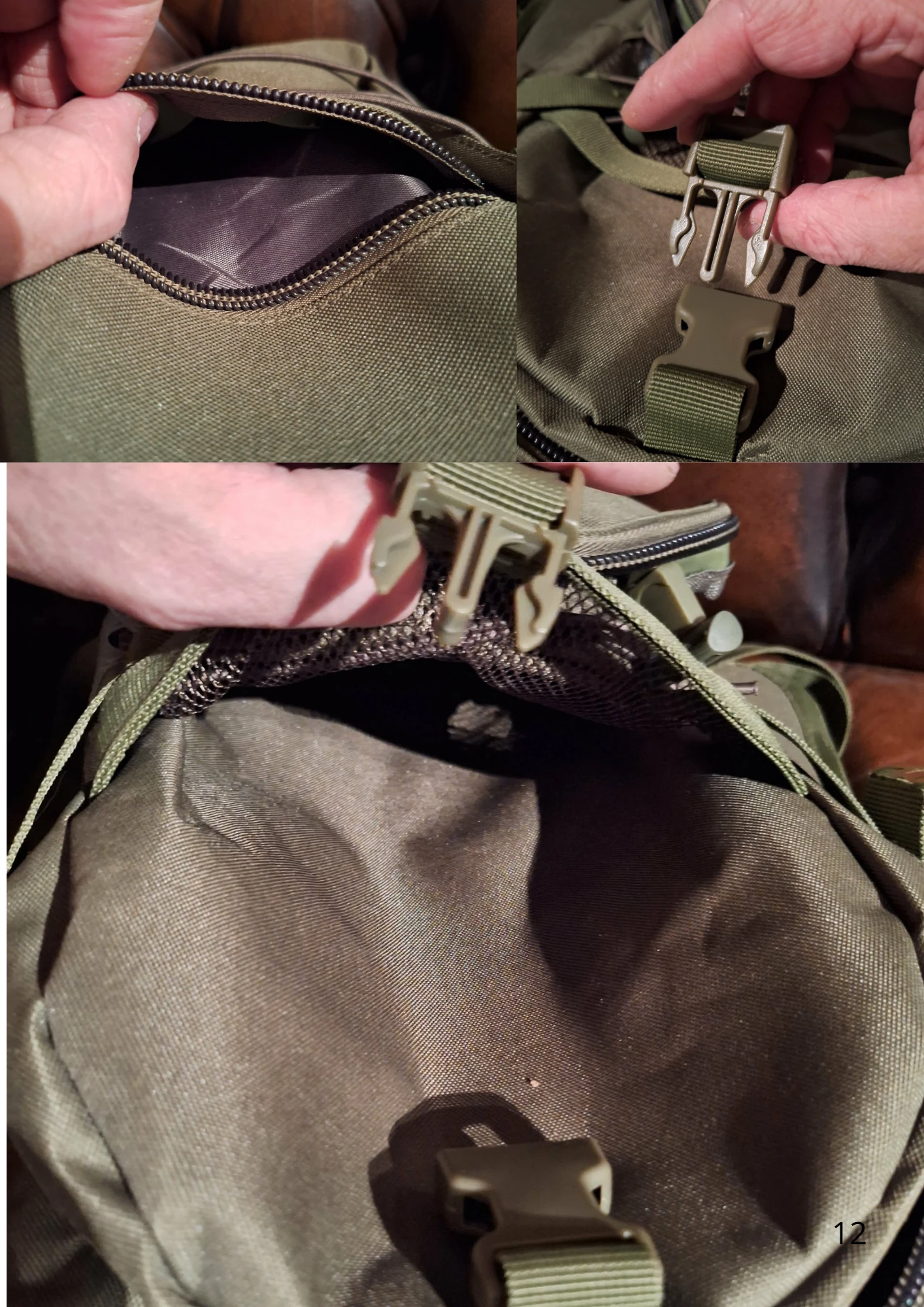 Tactical / hiking backpack – Compatible water pocket – 26/28L – Oxford 800D – photo 12